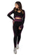 Flex 3 Piece Seamless Apparel for Women (Black-Purple) | HustlersOnlyPk